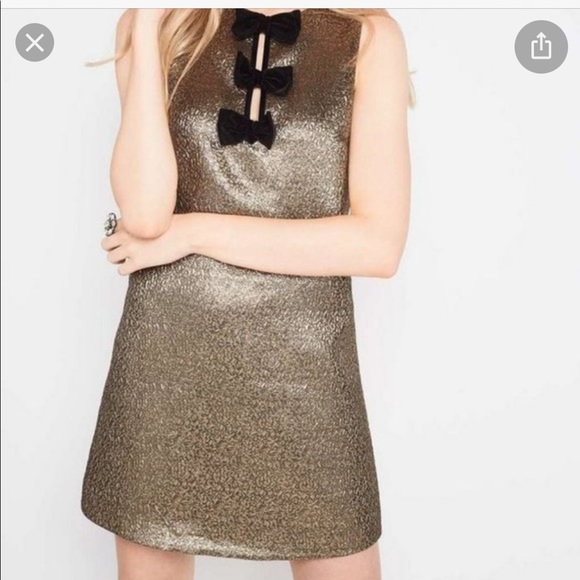 miss selfridge gold dress Black and gold sparkly dress from miss Selfridges